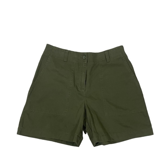 Jones New York Olive Green Utility Shorts Size 6P - Picture 1 of 7